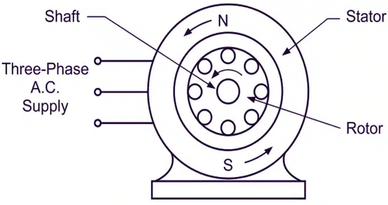 Induction Motor Schematic
