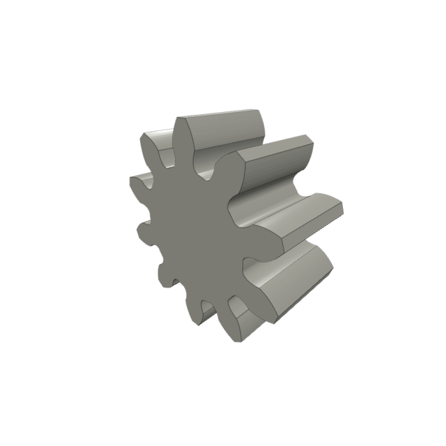 3D View of External Gear