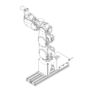 6-DOF Robot Arm with Harmonic Drives